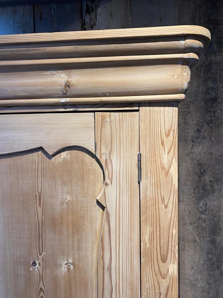 Landelijk Oud grenen eendeurskast kledingkast kast, Ophalen
