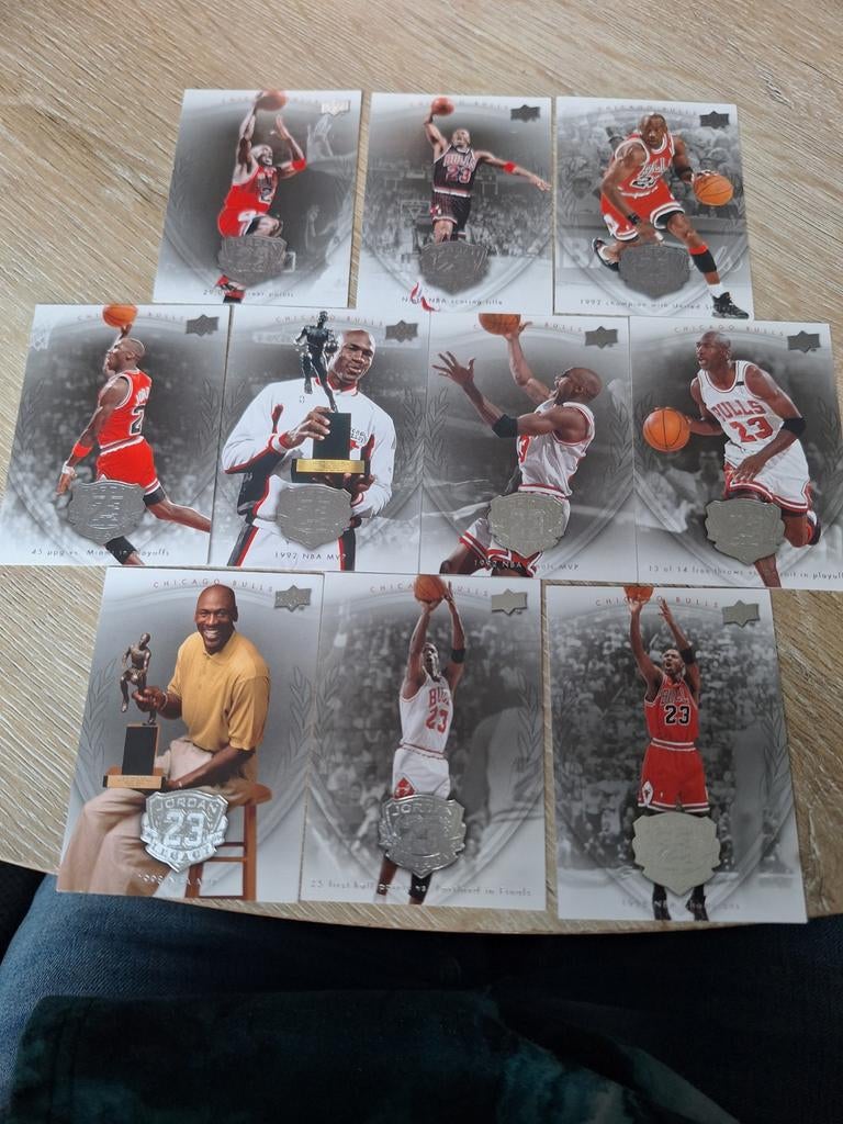Upper dack  Michael Jordan kaarten chicago bulls, Ophalen of Verzenden, Zo goed als nieuw, Meerdere plaatjes