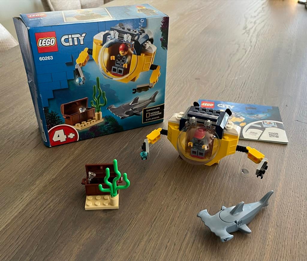 Lego onderzeeër set 60263, Ophalen of Verzenden, Gebruikt, Complete set, Lego