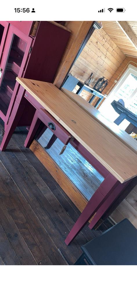 Side table osserood, Huis en Inrichting, Tafels | Sidetables, Ophalen, 50 tot 100 cm, Grenenhout, Landelijk