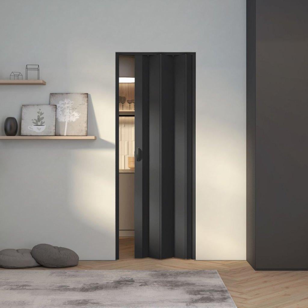 WEES SNEL Balci Adam vouwdeur  zwart 83x214 cm, Nieuw, 100 tot 150 cm, Zwart, 50 tot 100 cm