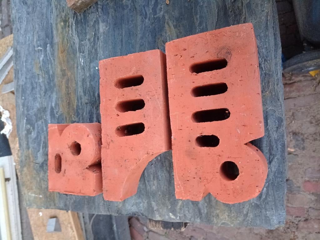 Eind metselstenen mooi metselwerk, Doe-het-zelf en Verbouw, Metselstenen, Ophalen, Zo goed als nieuw, Bakstenen