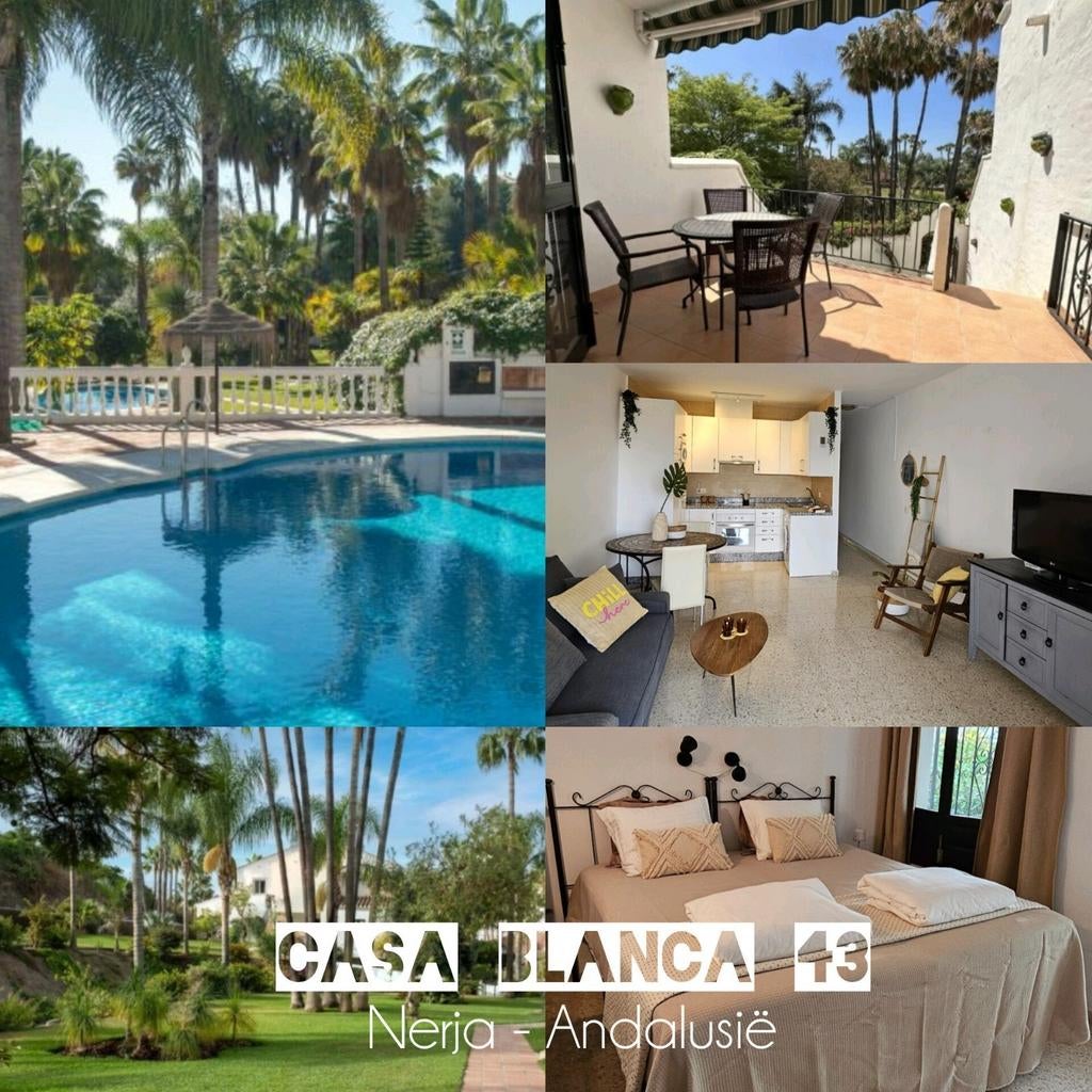 LAST MINUTE DEAL - vakantiehuis Andalusie-Nerja, Vakantie, Airconditioning, Costa del Sol, Appartement, 1 slaapkamer