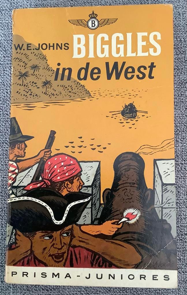 Biggles in de West - Junior Pocket, 1961, Boeken, Ophalen of Verzenden, Gelezen