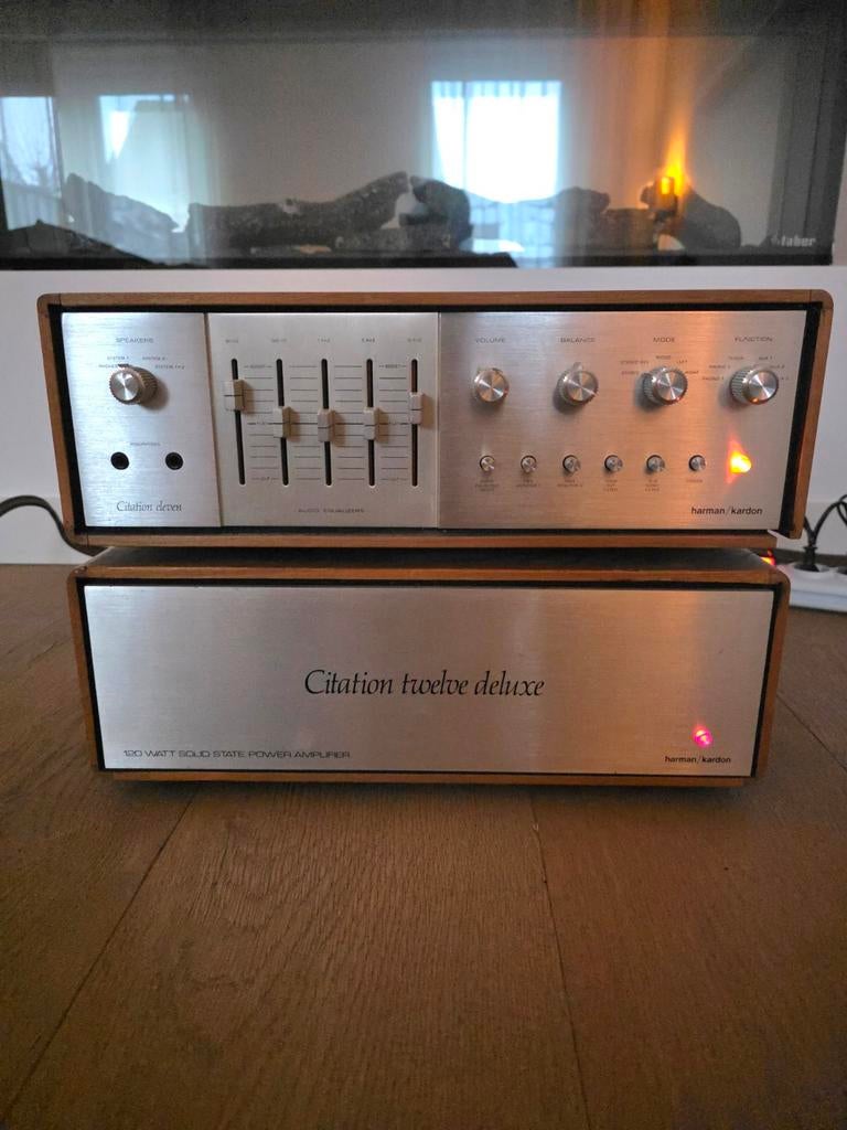 Harman Kardon Citation Eleven & Twelve Deluxe, Gebruikt, 120 watt of meer, Stereo, Ophalen