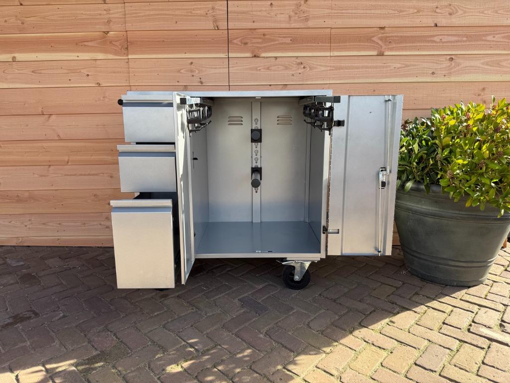 MIDI ECONOMY 160 ZILVER Alfako Concourskast | zadelkast, Ophalen, Nieuw, Overige soorten