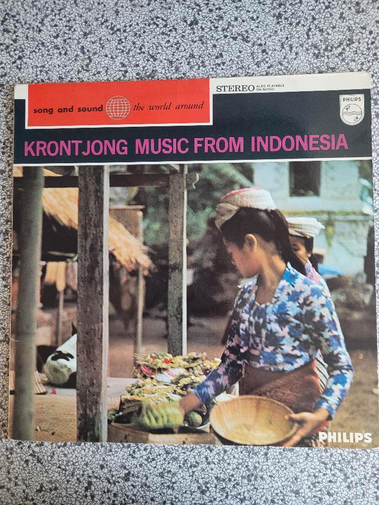 Krontjong muziek uit Indonesie-compilatie uit 1973, Cd's en Dvd's, Vinyl | Wereldmuziek, Verzenden, Gebruikt, 12 inch, Aziatisch