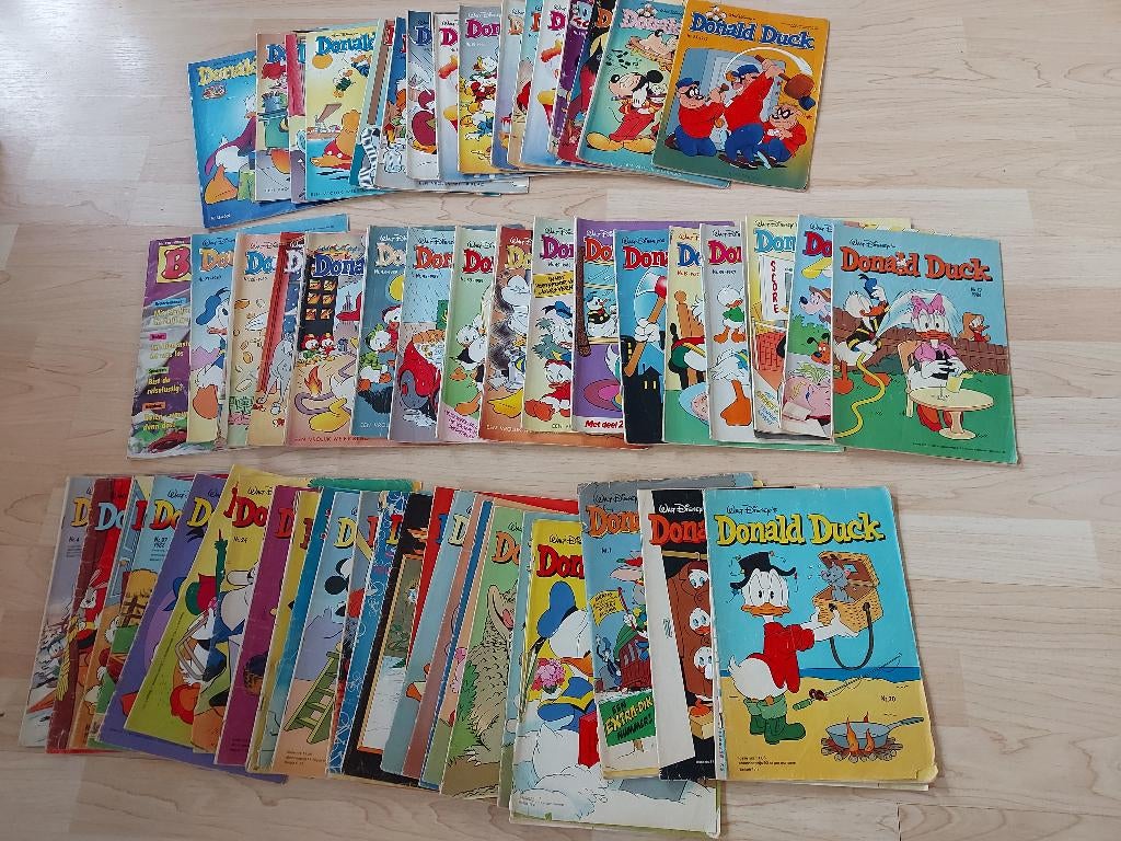 Donald Duck verzamel, Gelezen, Walt Disney, Ophalen of Verzenden, Meerdere stripboeken