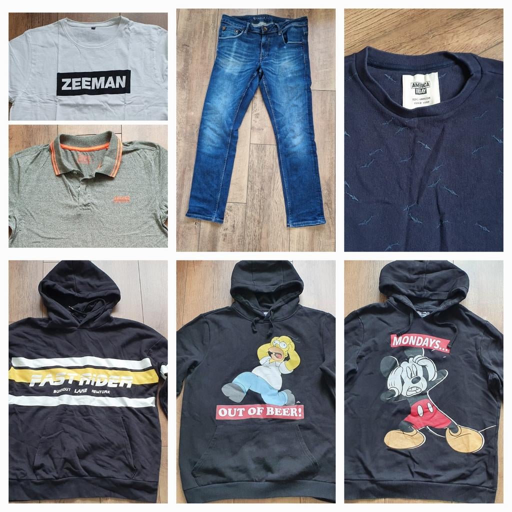 Jongens-tiener kleding,  maat S-M-L, Ophalen of Verzenden, Zo goed als nieuw, Maat 46 (S) of kleiner