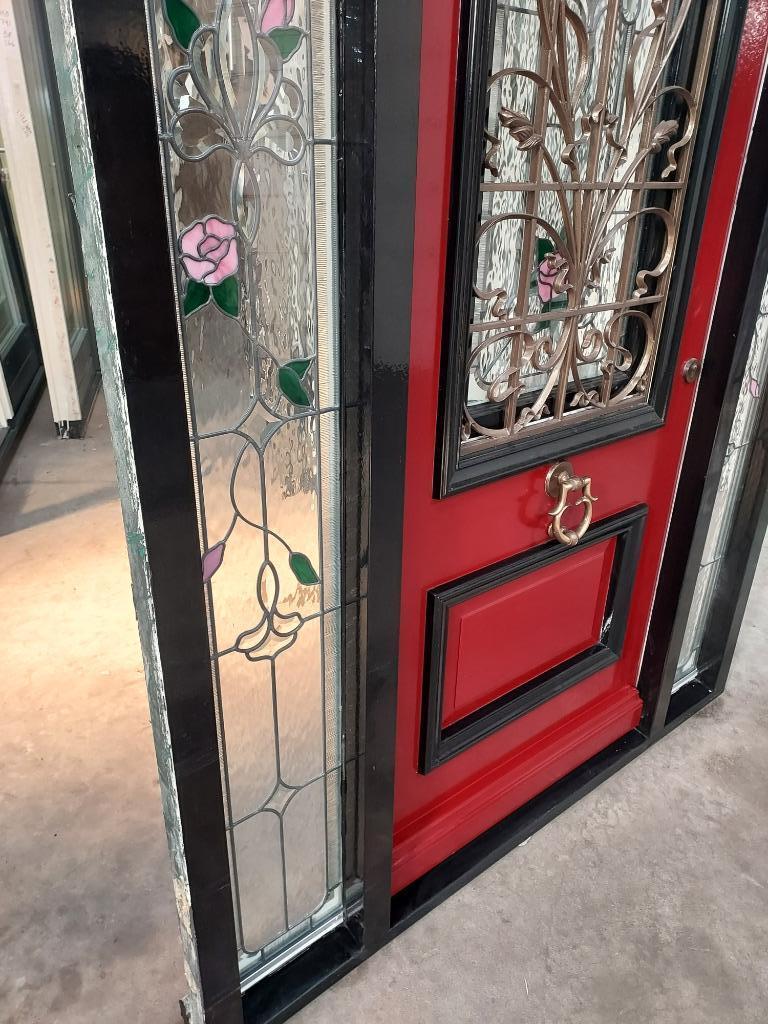 Roostervoordeur Glaslood Hr++ Bezorge factuur mogelijk, Ophalen of Verzenden, Glas, 120 cm of meer, 215 cm of meer