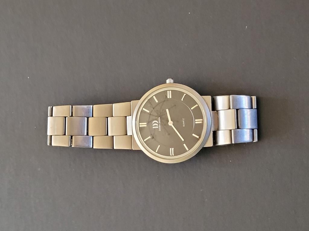 Danish Design horloge, titanium horloge, water resistant, Sieraden, Tassen en Uiterlijk, Horloges | Heren, Ophalen of Verzenden