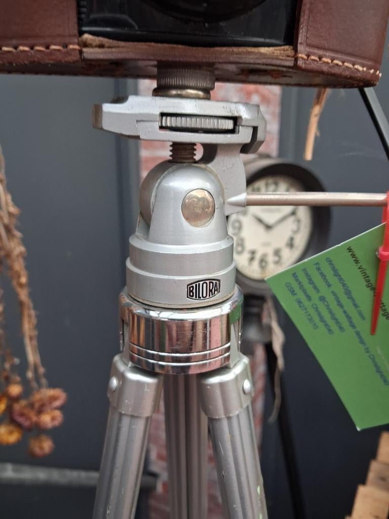 Vintage fotocamera statief lamp, Ophalen of Verzenden, Minder dan 100 cm