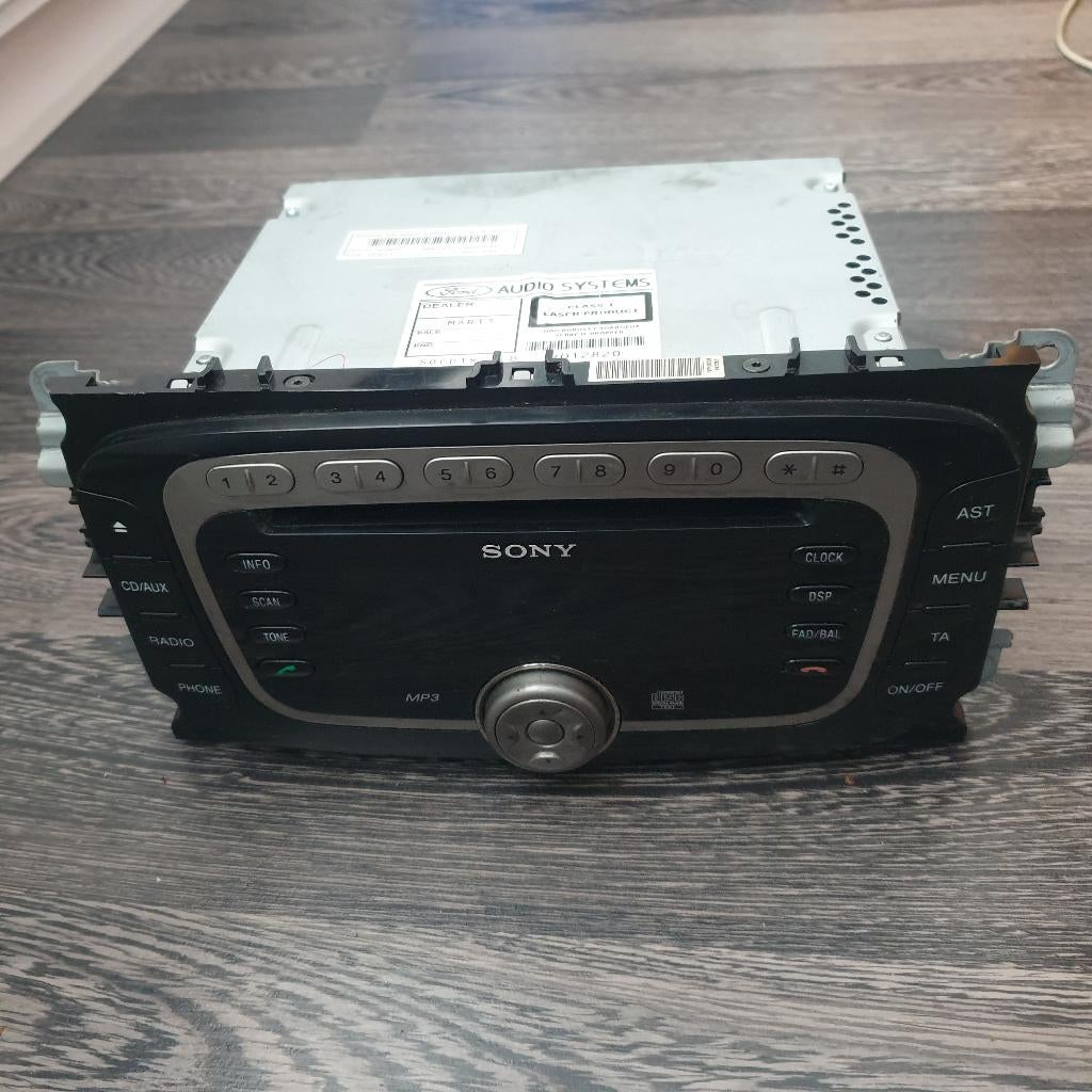 Sony Radio CD/MP3-speler voor Ford Focus, C-Max en Mondeo, Auto diversen, Autoradio's, Ophalen of Verzenden, Gebruikt