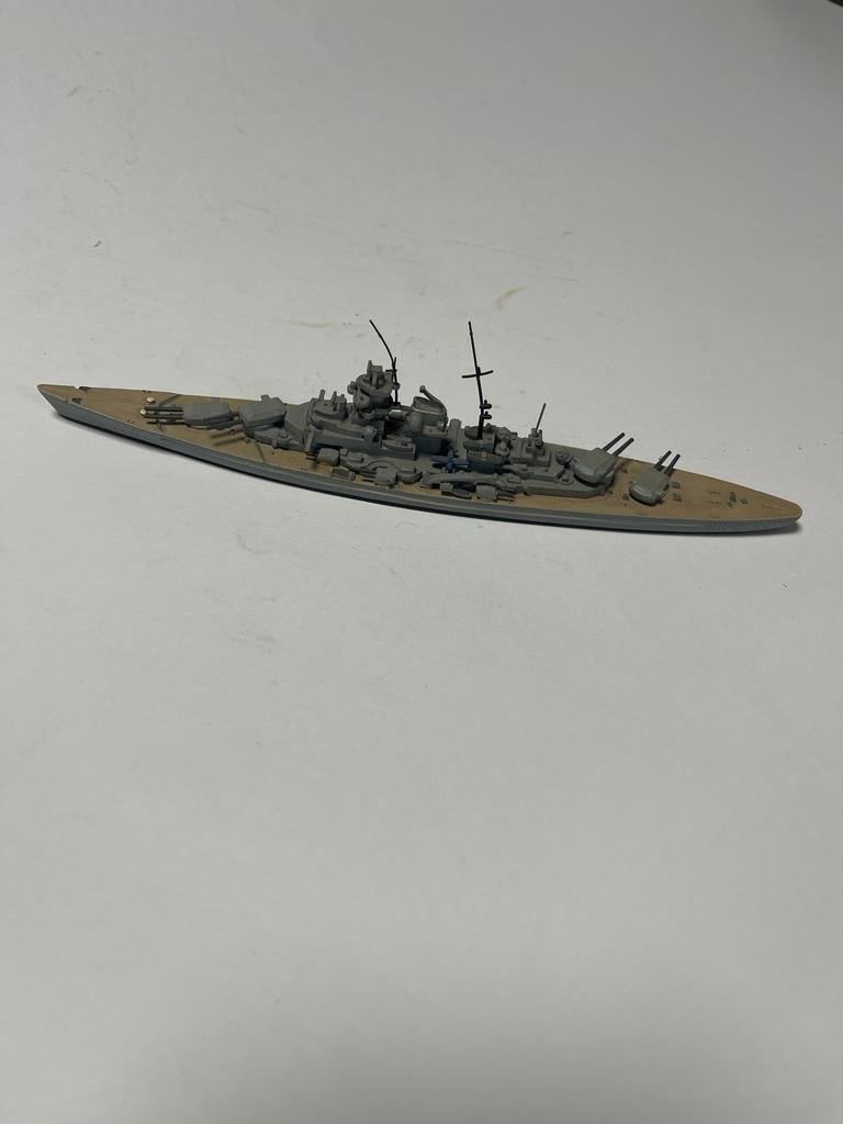 Bismarck Slagschip Model - Hansa West-Duitsland, Verzenden, Gebruikt, 1:200 of kleiner, Overige merken