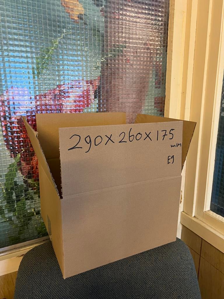 Dozen Pallet met Enkelgolf Verzenddozen 29x26x17,5 cm