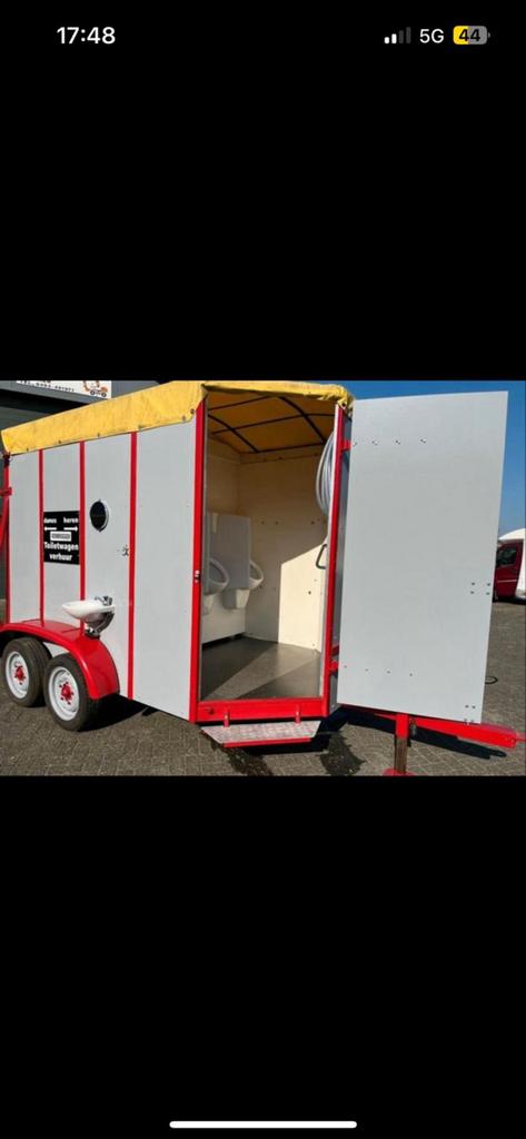Toiletwagen verhuur, Ophalen of Verzenden, Zo goed als nieuw, Overige