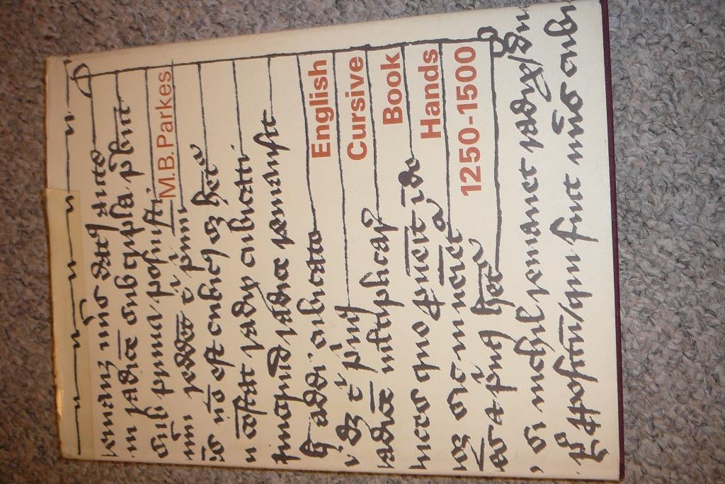 English cursive boookhands, 1250-1500, Parkes, Ophalen of Verzenden, Gelezen, Parkes
