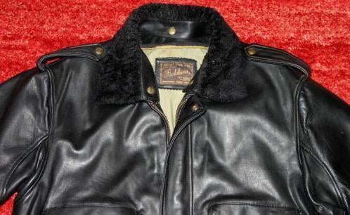 Redskins Leren US Motorpolice jack maat XL als Nieuw, Ophalen of Verzenden, Zo goed als nieuw, Maat 56/58 (XL), Zwart