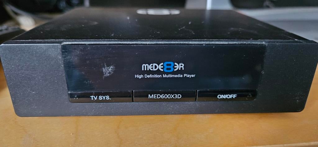 Mede8er MED600X3D Mediaspeler, Audio, Tv en Foto, Mediaspelers, Ophalen, Gebruikt, HDMI, Zonder harde schijf