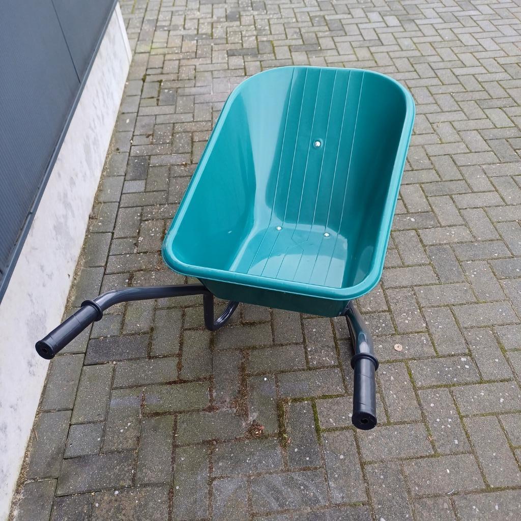 Stevige kruiwagen kunststof bak 85 liter!!, Ophalen, Nieuw, Handmatig, Eenwielig