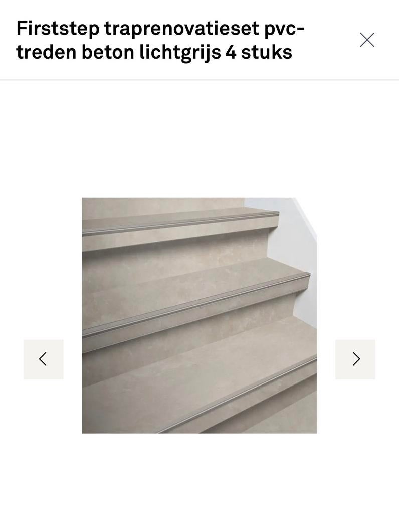 Pakketen traptredes voor traprenovatie., Ophalen, Nieuw, 2 tot 4 meter