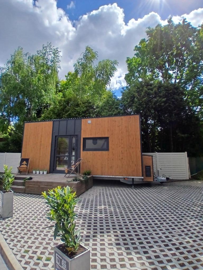 Tiny House, Mobiele Hut 09/7,2 m gemakkelijk verk