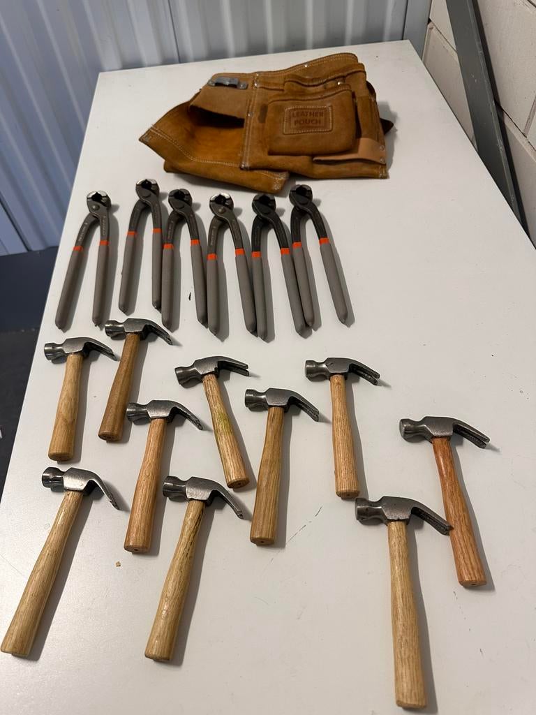 Nieuwe gereedschap en Gereedschapsgordel leder, Doe-het-zelf en Verbouw, Gereedschap | Handgereedschap, Ophalen, Nieuw