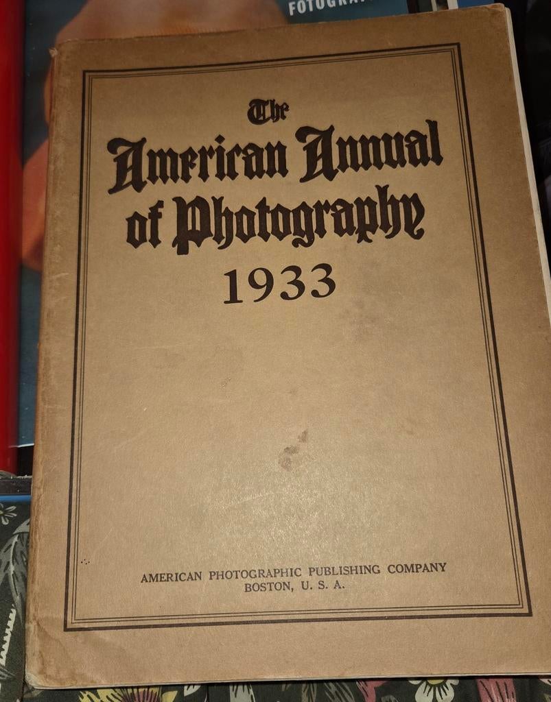 American Annual of Photography 1933, Boeken, Kunst en Cultuur | Fotografie en Design, Gelezen, Fotografie algemeen, Ophalen of Verzenden
