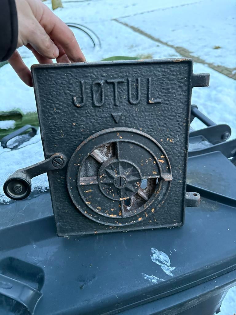 Jotul 602 N Houtkachel Deurtje - Origineel, Gebruikt, Houtkachel, Ophalen of Verzenden, Vrijstaand