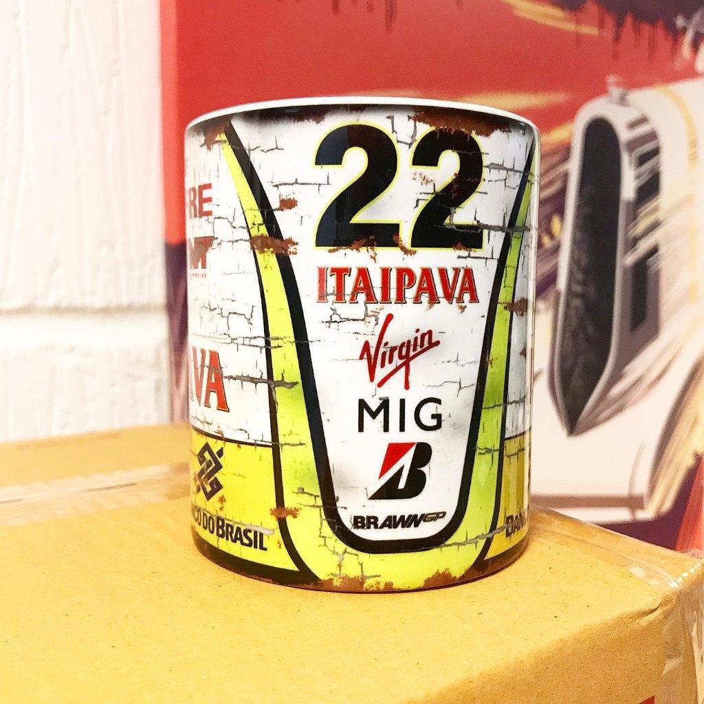 ✅ Jenson Button Brawn GP mok Vintage olie F1 Autosport NIEUW, Ophalen of Verzenden, Nieuw, Formule 1