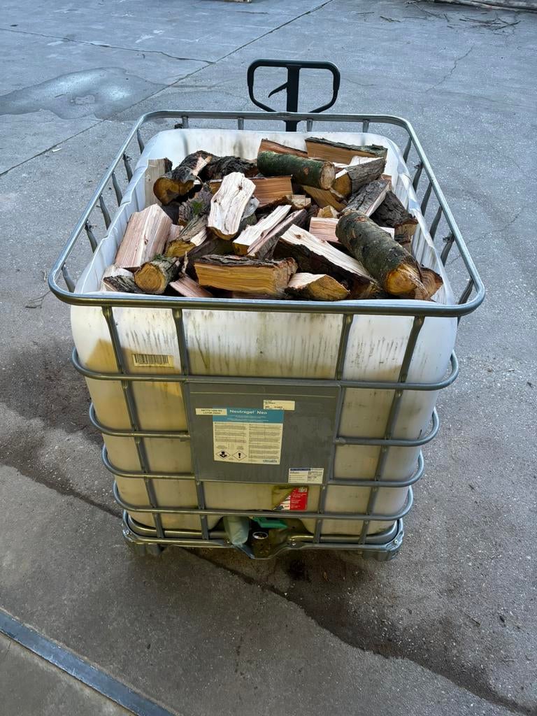 Haardhout stook klaar per kuub, Tuin en Terras, Haardhout, 6 m³ of meer, Ophalen of Verzenden