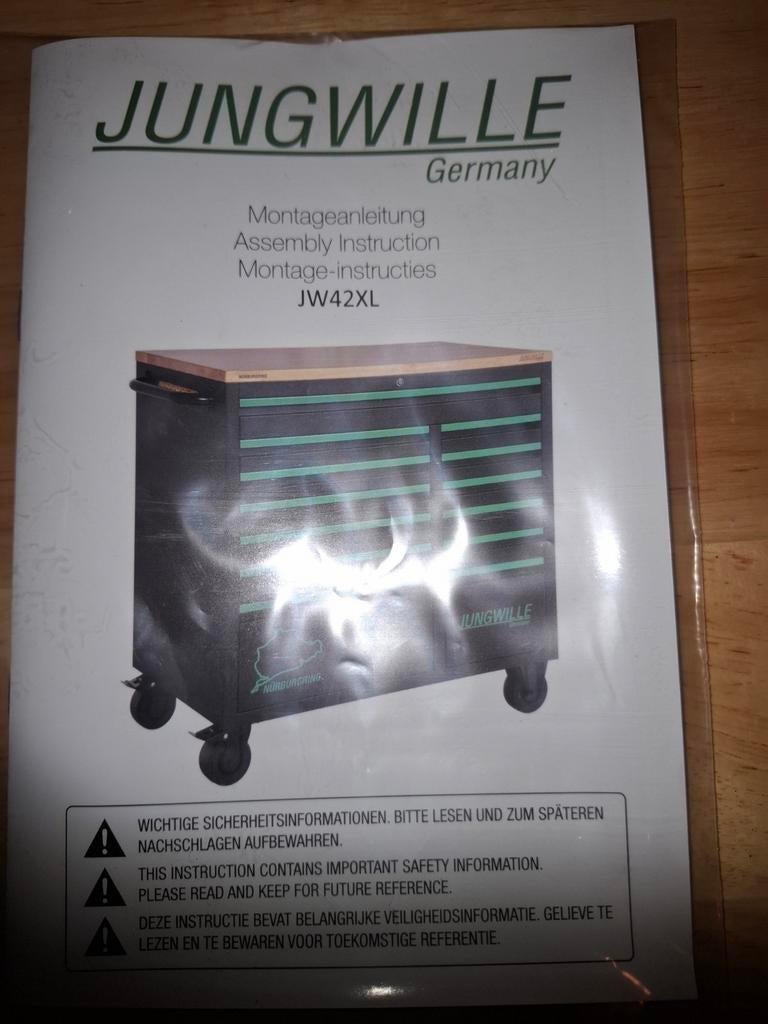 GEREEDSCHAPSWAGEN JUNGWILLE JW42XL, Ophalen