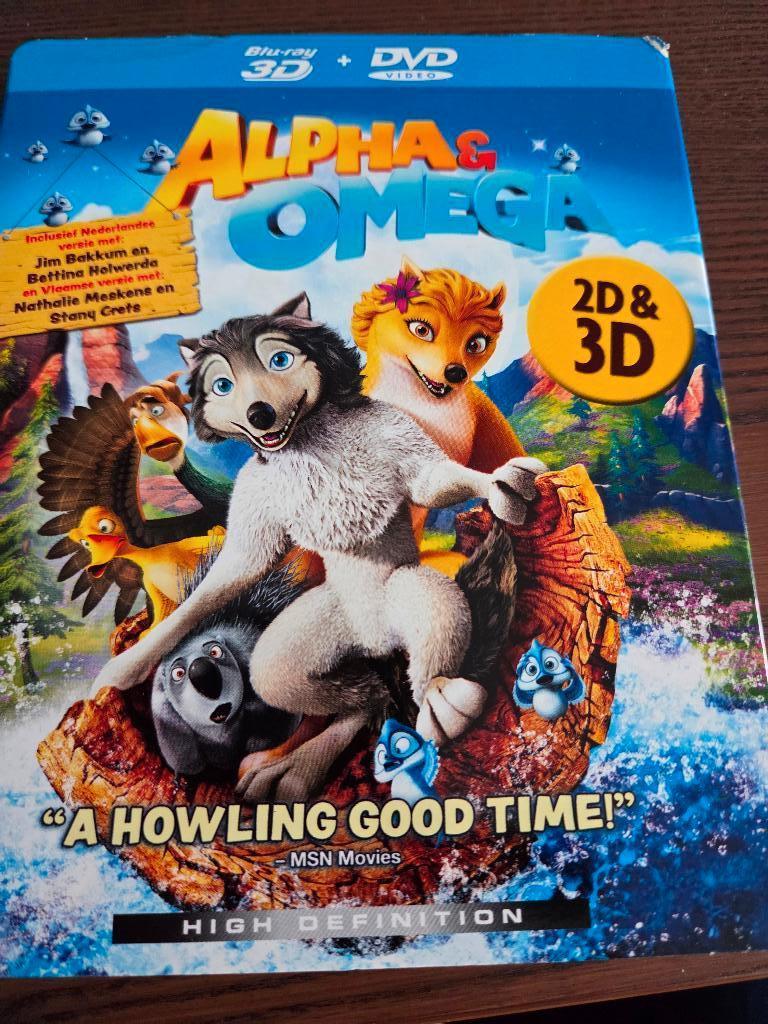 Alpha & Omega (Blu-ray), Cd's en Dvd's, Ophalen of Verzenden, Zo goed als nieuw, Tekenfilms en Animatie