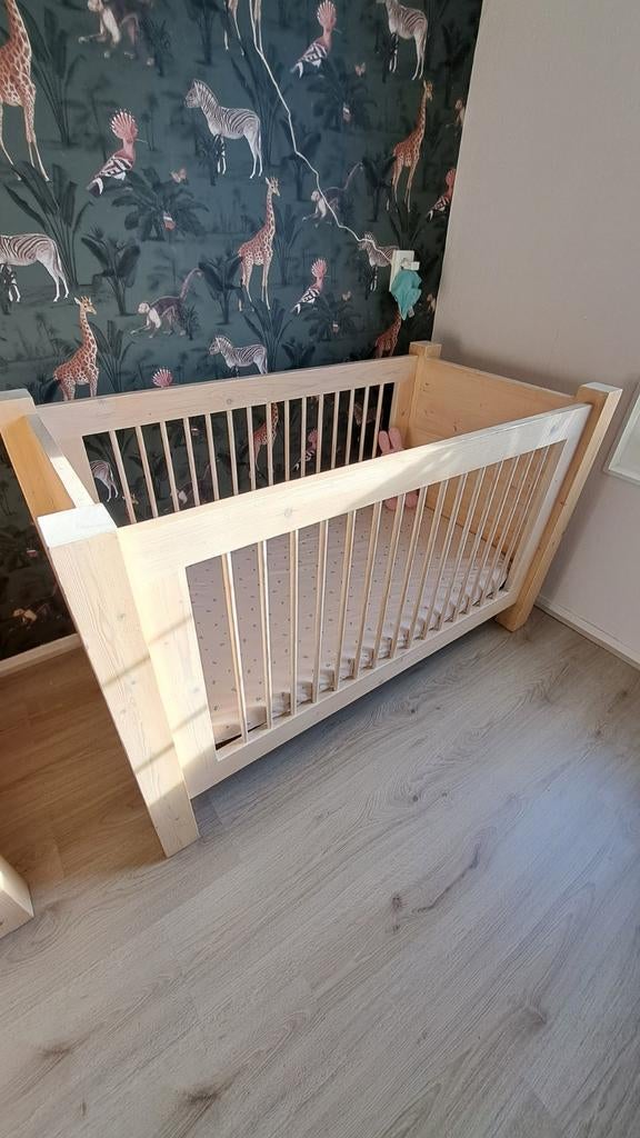 Whitewash Ledikant, Kinderen en Baby's, Babywiegjes en Ledikanten, Ophalen, Gebruikt, Ledikant