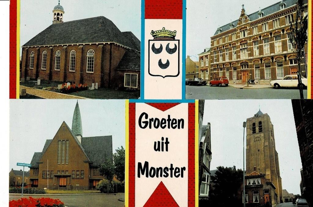 Monster, Verzamelen, Ansichtkaarten | Nederland, Ophalen of Verzenden, Ongelopen, Zuid-Holland