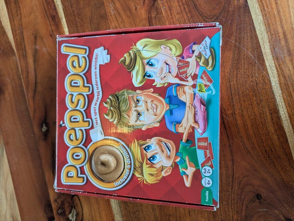 Poepspel - Leuk familiespel!, Vijf spelers of meer, Ophalen of Verzenden, Gebruikt, 999 Games