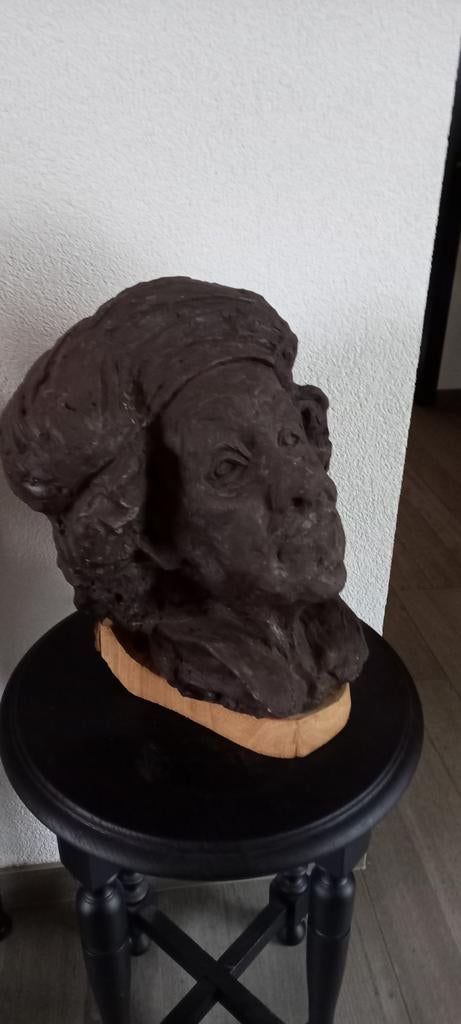 Hoofd van rembrand, Antiek en Kunst, Kunst | Beelden en Houtsnijwerken, Ophalen of Verzenden