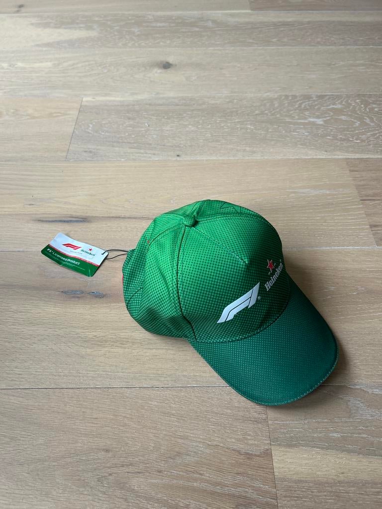 Groene Heineken F1 Pet - Nieuw met kaartje, Ophalen of Verzenden, Nieuw, One size fits all, Pet