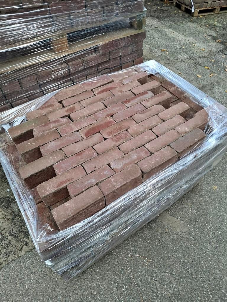 Gebakken dikformaat rood 30m2, Tuin en Terras, Tegels en Klinkers, Ophalen, Keramiek, Klinkers