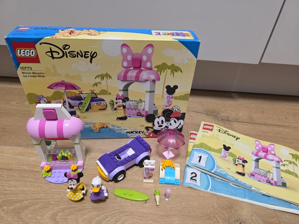 Lego Disney 10773 Minnie Mouse ijssalon, Ophalen of Verzenden, Gebruikt, Lego