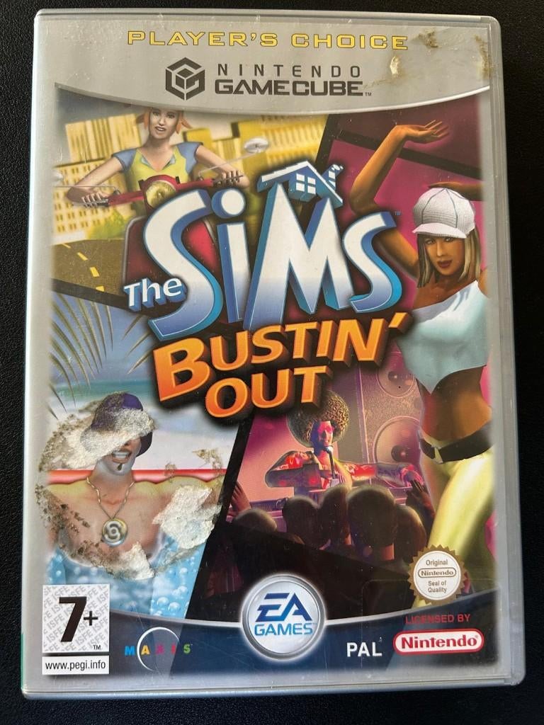 Gamecube - The Sims Bustin' Out, Spelcomputers en Games, Games | Nintendo GameCube, Gebruikt, 1 speler, Ophalen of Verzenden, Vanaf 12 jaar