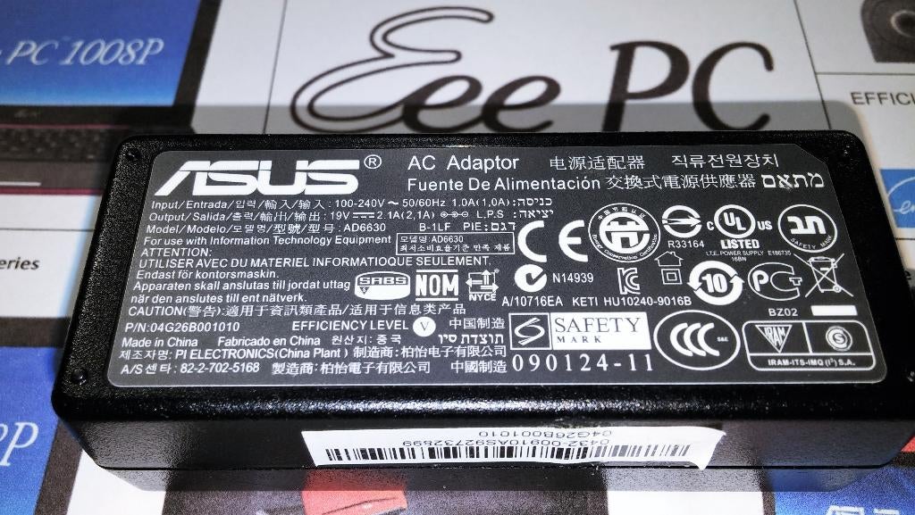 Asus Eee PC AD6630 19V 2.1A 40W Adapter Lader ADP-40PH AB, Ophalen of Verzenden, Zo goed als nieuw, ASUS