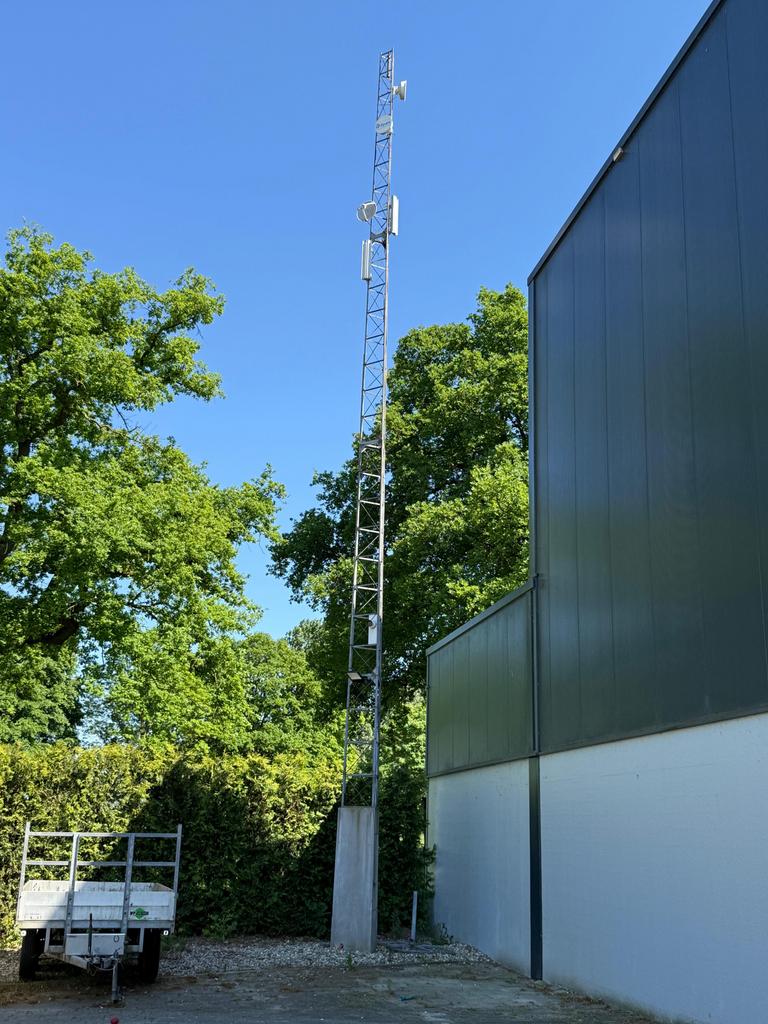 Zendmast 16m gebruikt, Ophalen, Gebruikt