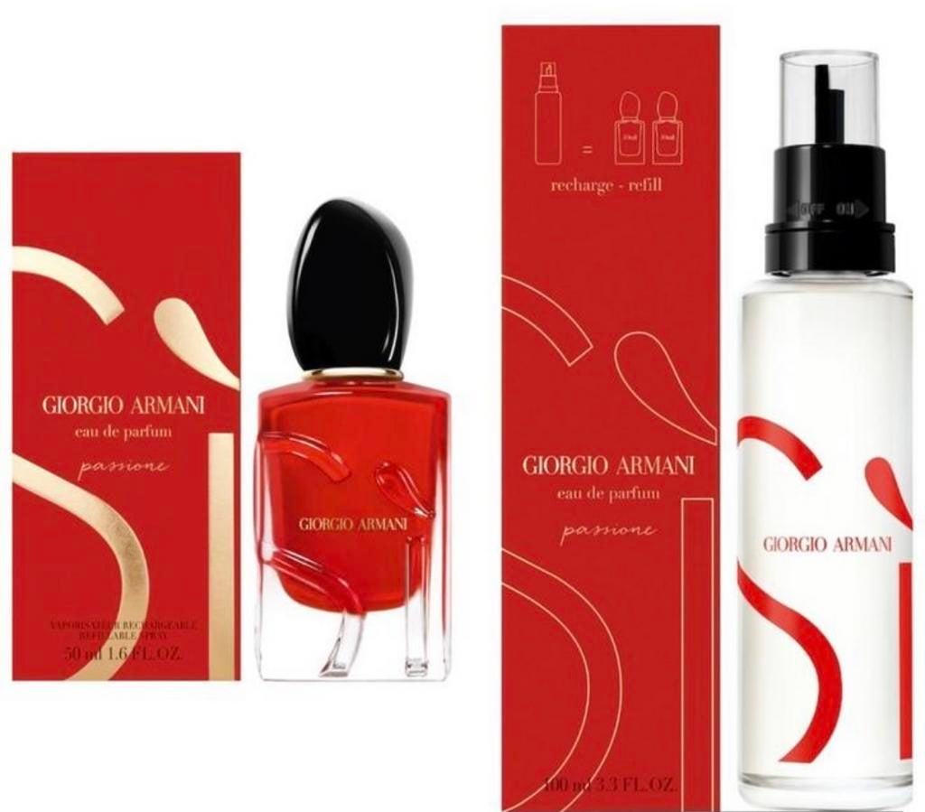 Giorgio Armani Si Passione EDP 50ml + 100ml Navulling, Verzenden, Nieuw