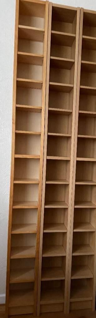 ikea billy cd/dvd-rek. Drie zo goed als nieuwe rekken, 75 tot 150 discs, Ophalen of Verzenden, Zo goed als nieuw, Cd's