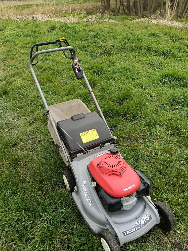 Grasmaaier benzine, HONDA HRD476C HXE, Ophalen, Opvangzak