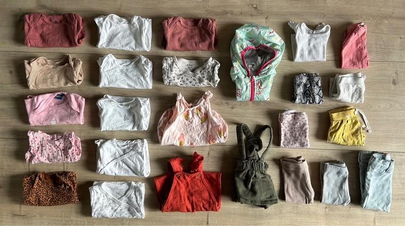 Baby kleding pakket meisje zomer - Maat: 62/ 68, Ophalen of Verzenden, Gebruikt, Maat 62