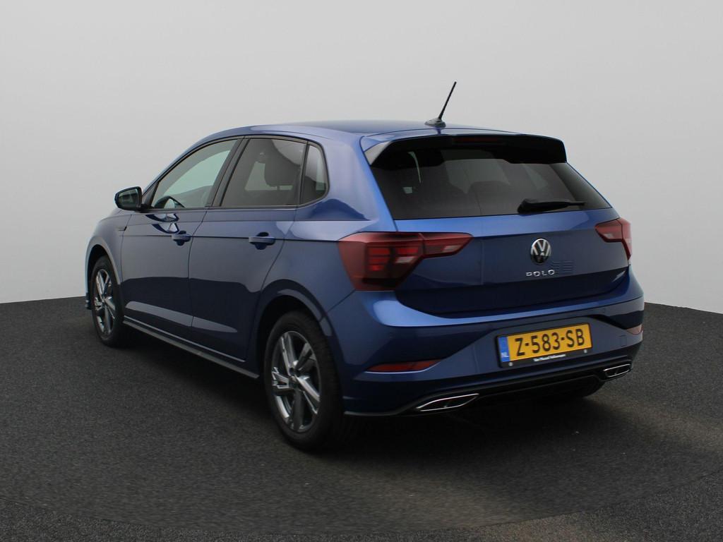 Volkswagen Polo 1.0 TSI R-Line 95 PK | R-Line | Automaat | C, Auto's, Volkswagen, 12 maanden, Stof, 95 pk, Blauw