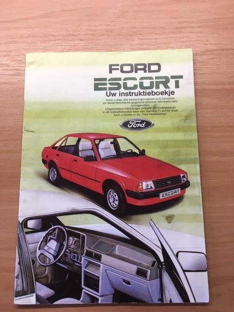 Handleiding/Instructieboekje      Ford   Escort   1984    NL, Verzenden