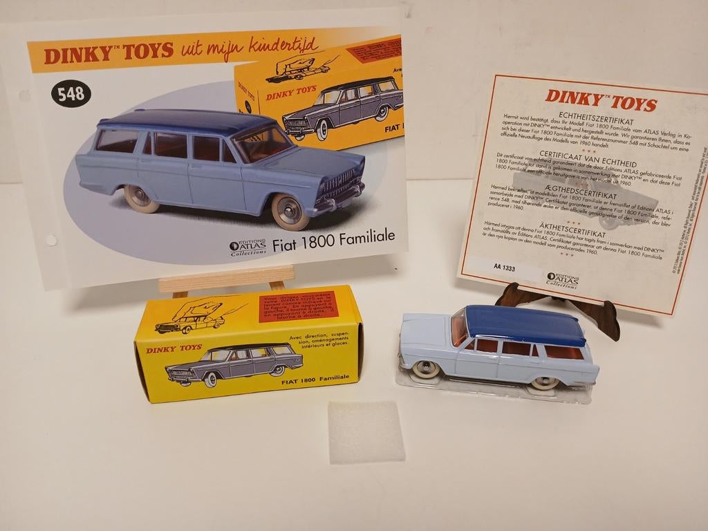 Fiat 1800 familiale dinky toys atlas, Ophalen of Verzenden, Auto, Dinky Toys